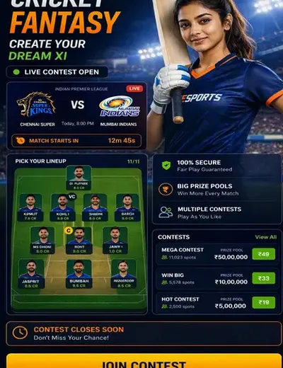 9fgame (9 f game) fantasy cricket & matchday visual 3